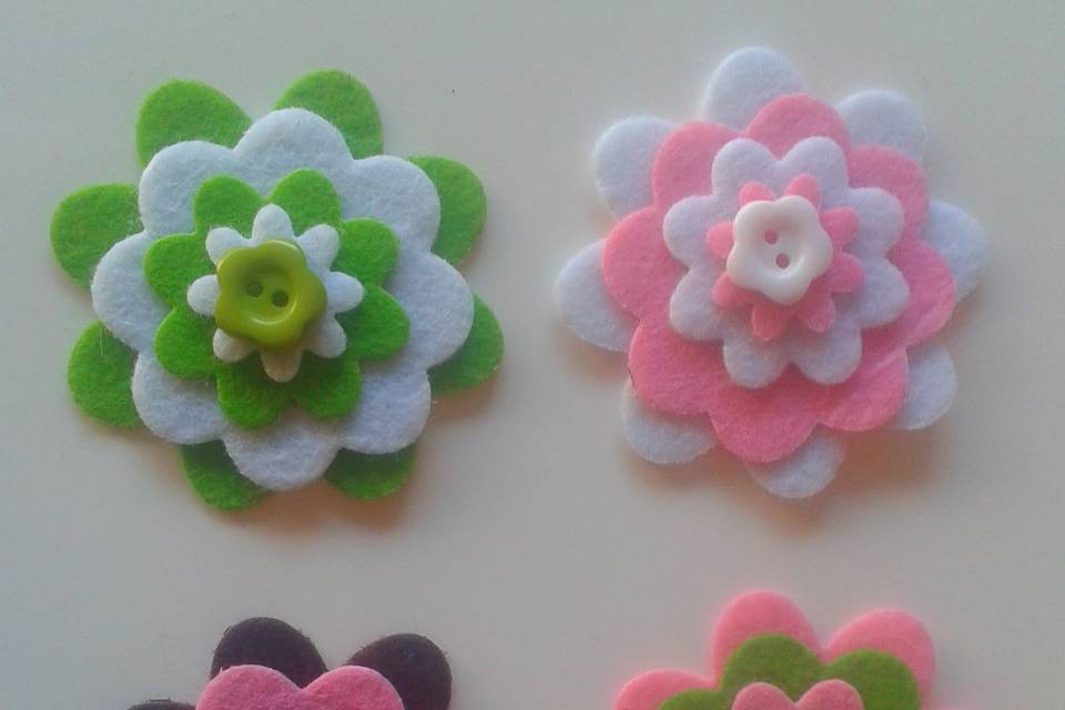 Broches flor