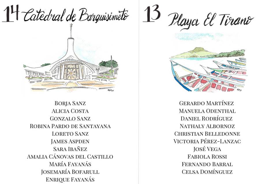 Seating plan
