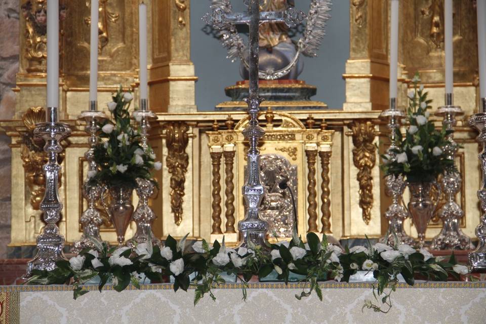 Altar de la iglesia