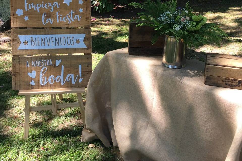 ¡Bienvenidos a mi boda!