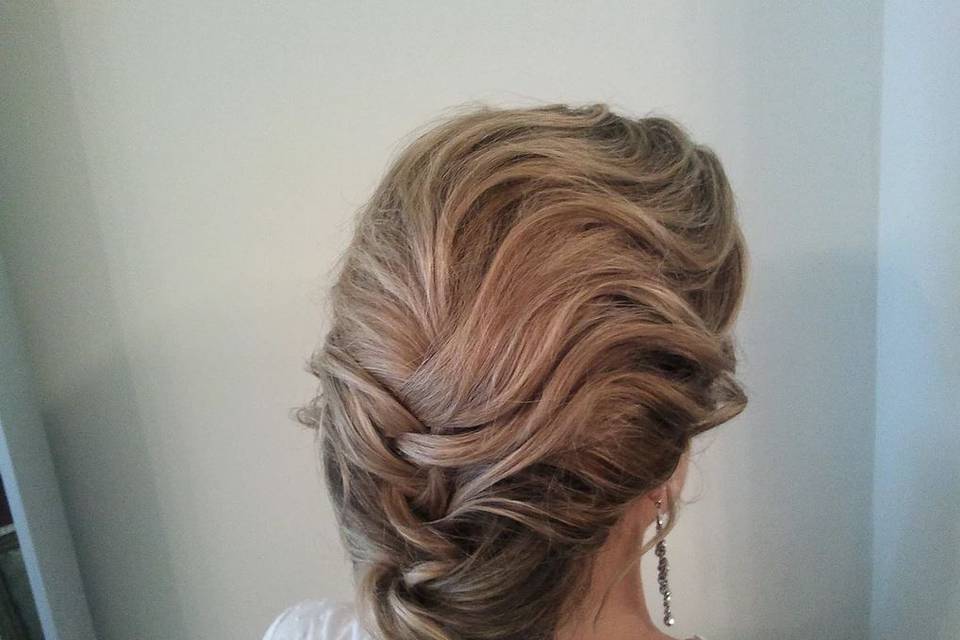 Trenza semirecogida