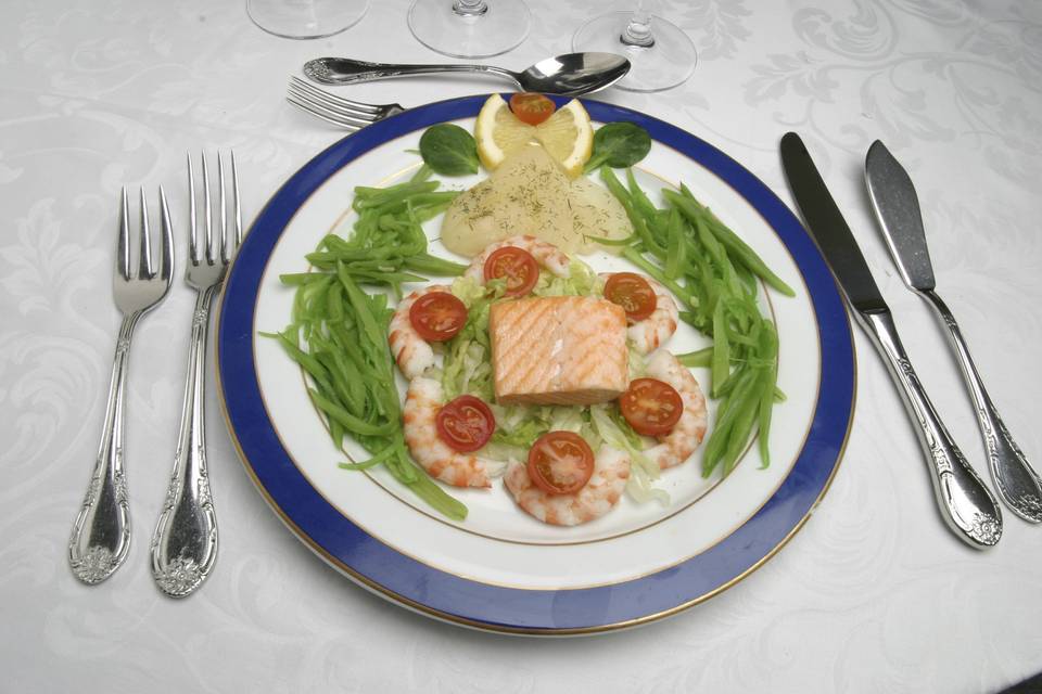 Ensalada de salmón