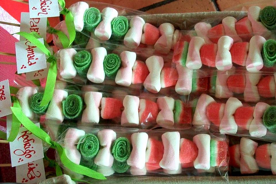 Brocheta chuches personalizada