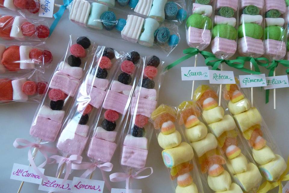 Brocheta chuches marcasitios