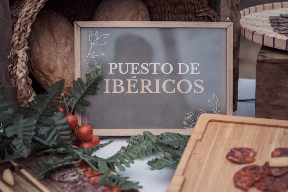 Puesto de ibéricos