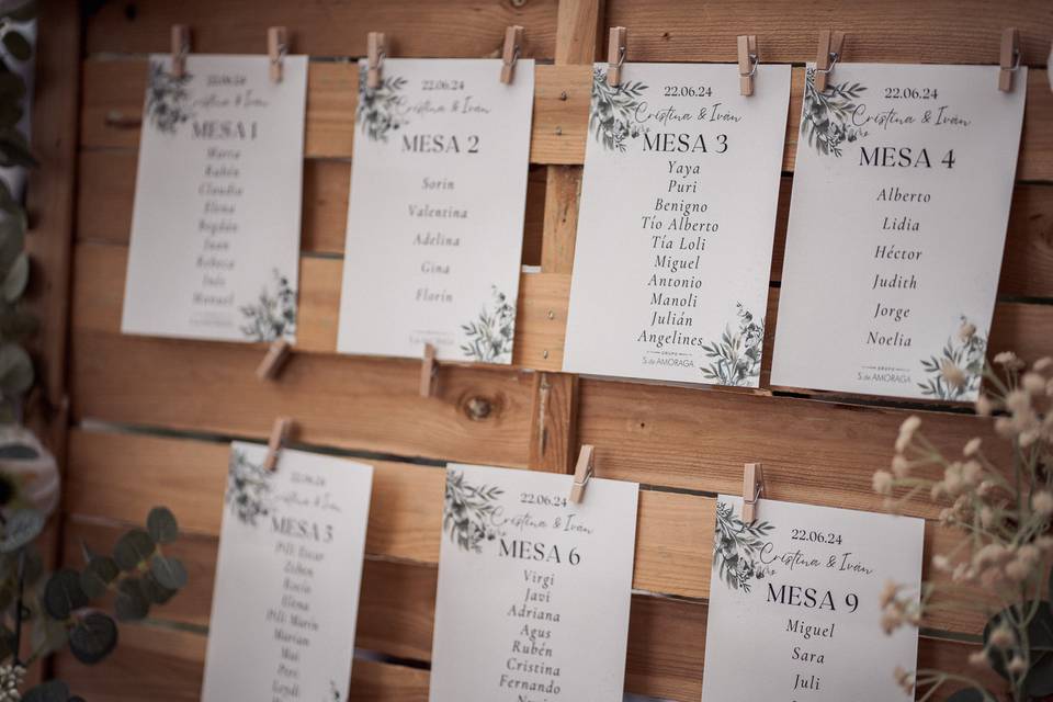 Seating plan
