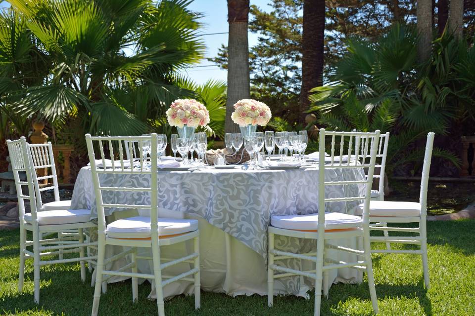 Boda en el jardín