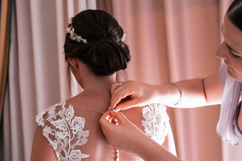 Preparación de la novia