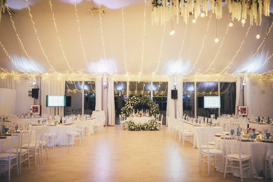 Salón boda noche