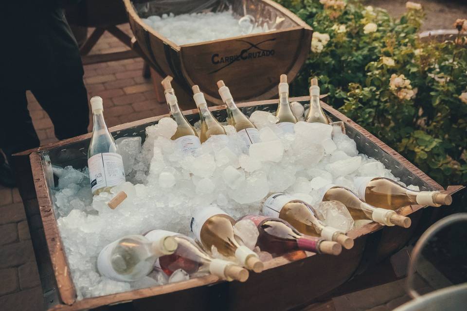 Barrica botellero vinos