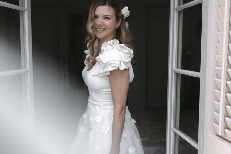 Sesión de fotos de novia