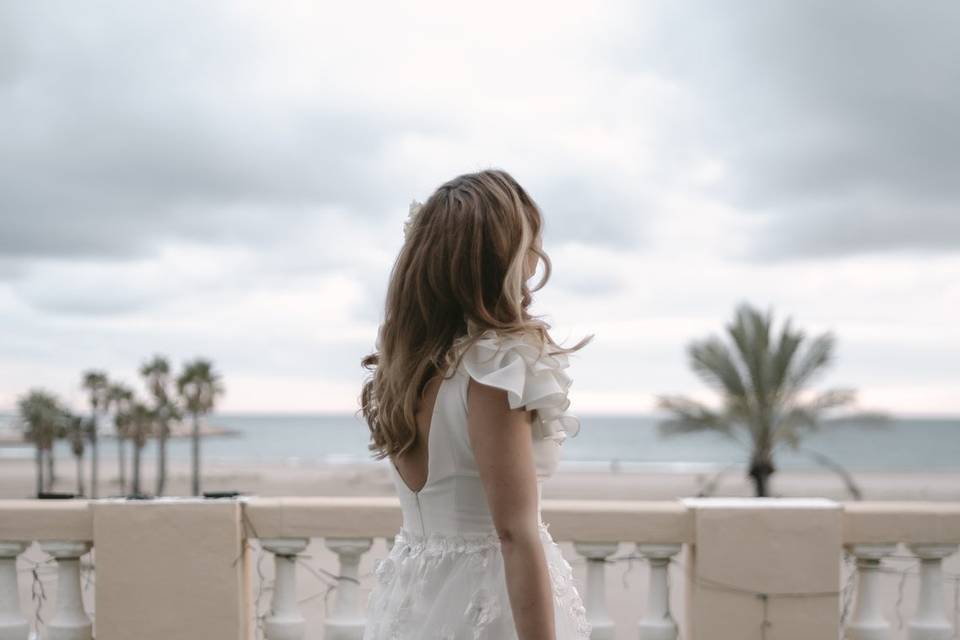Sesión de fotos de novia