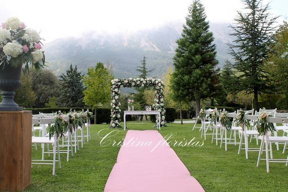 Boda civil en Collados