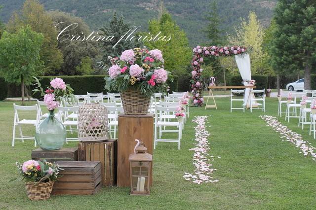 Boda civil en Collados