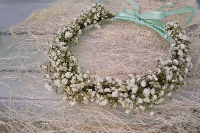 Corona de paniculata para niñas