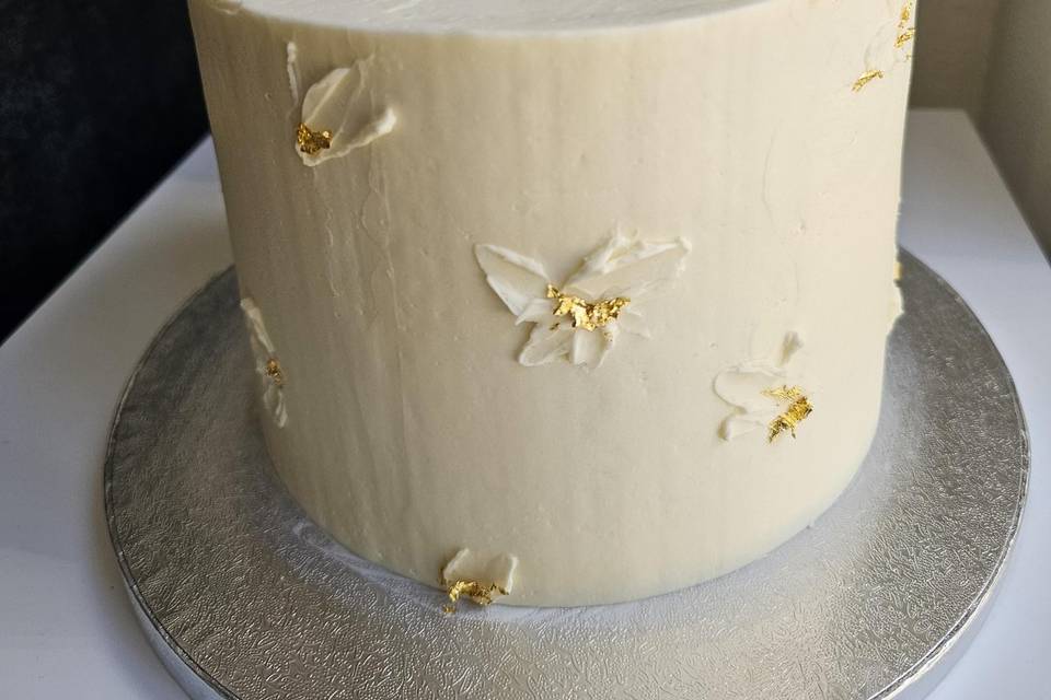 Tarta de boda minimalista