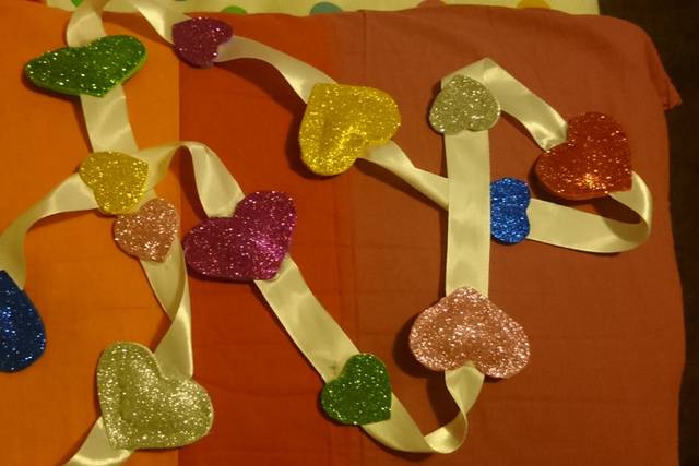 Cintas con corazones