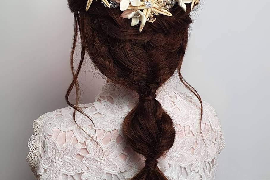 Trenza con textura