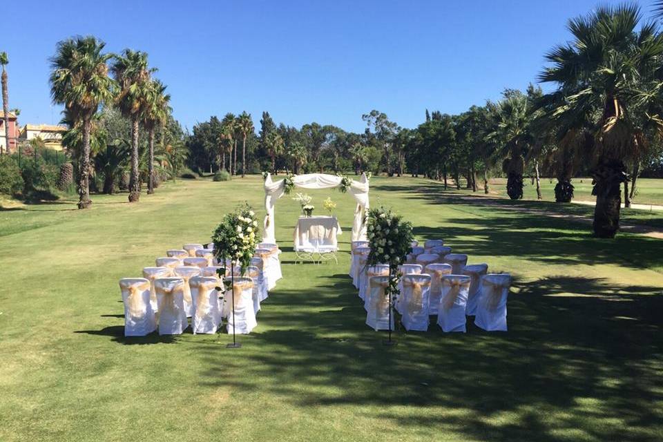 Decoración boda civil