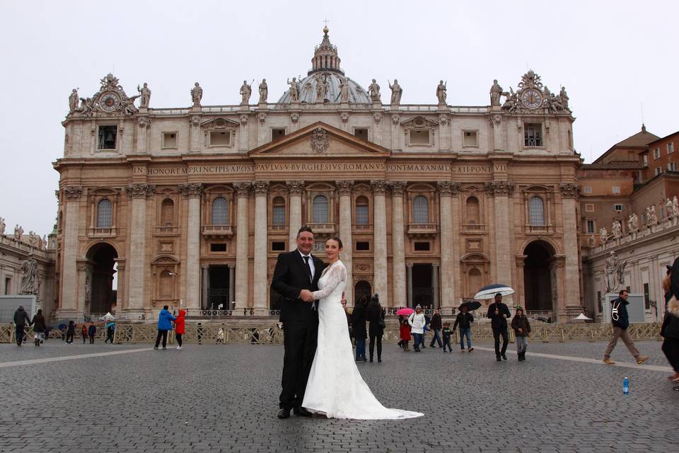 Los novios en Roma