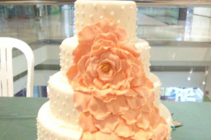 Tarta con amapolas