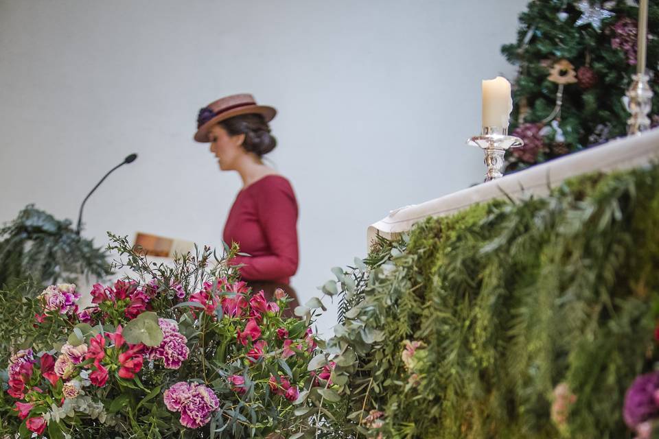 Altar y jardín