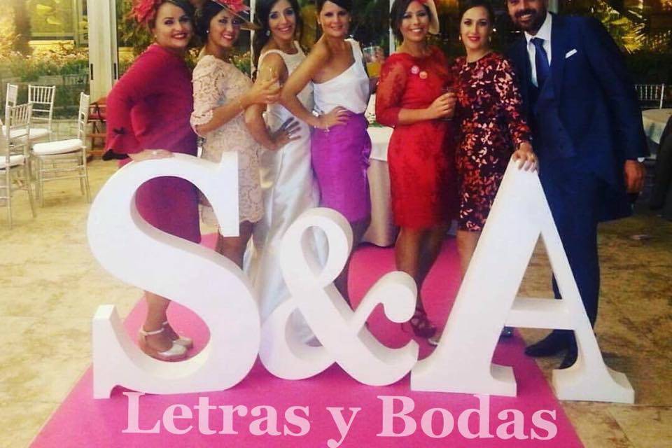 Letras y bodas - Letras decorativas