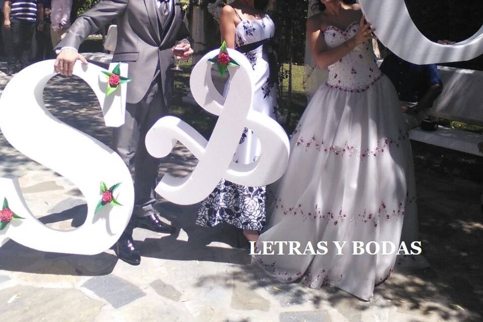 Letras y bodas - Letras decorativas