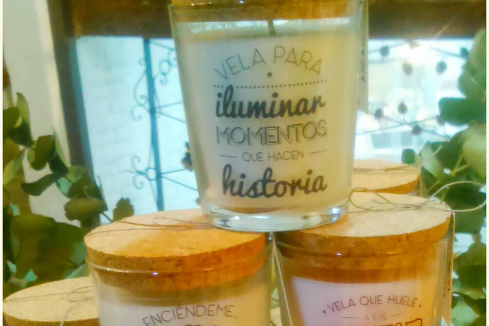 Velas mensaje