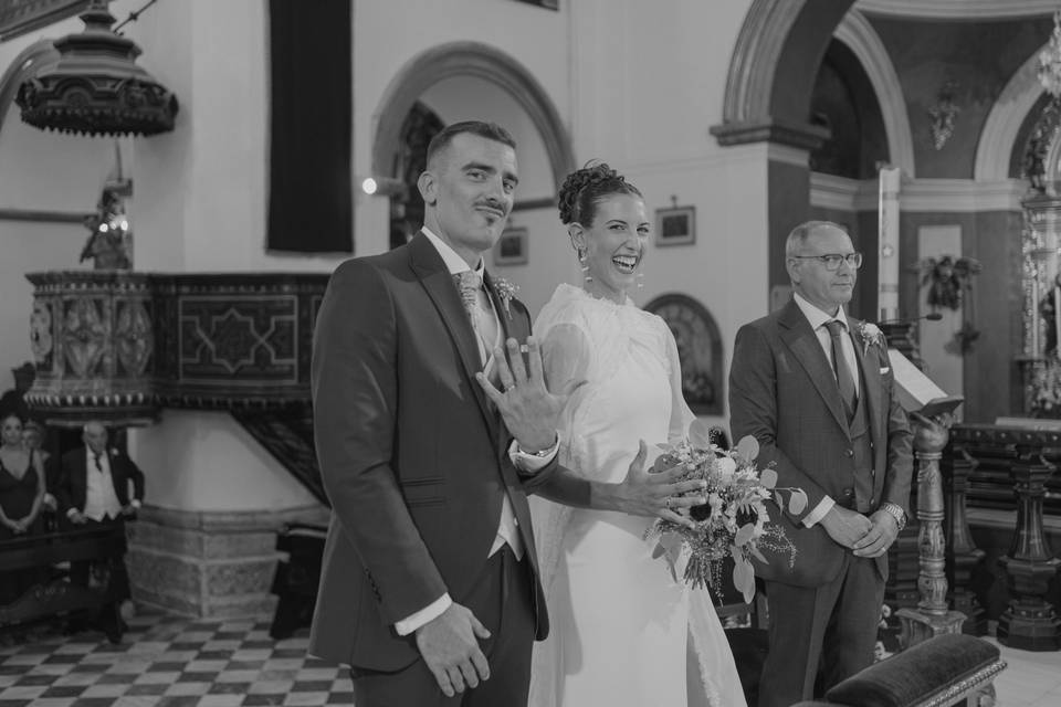 Casados en la iglesia