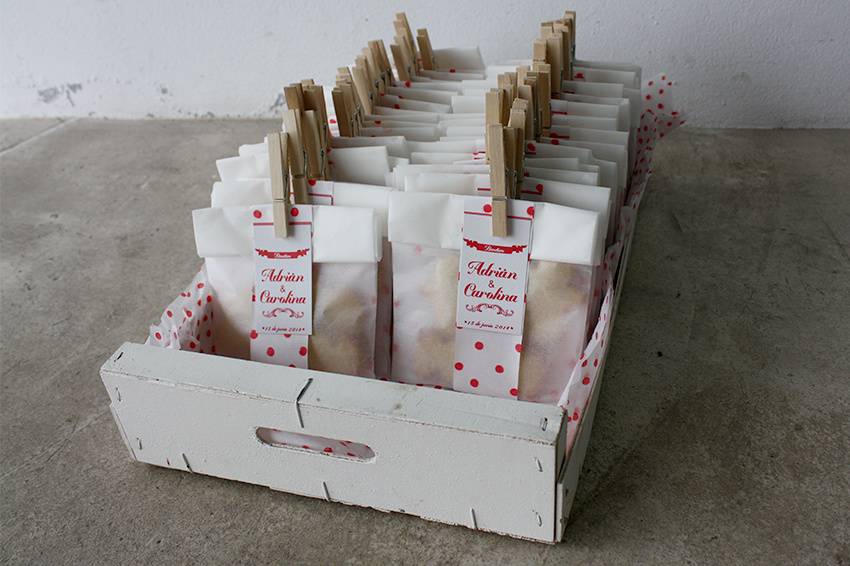 Packaging detalle galletas