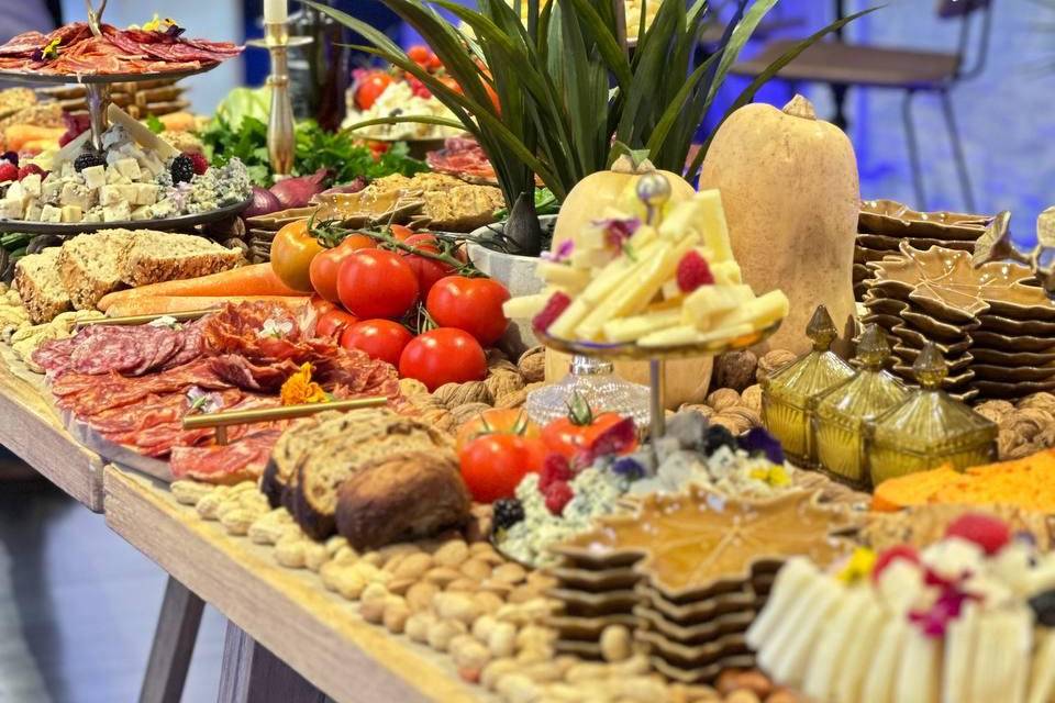 Mesa de aperitivos