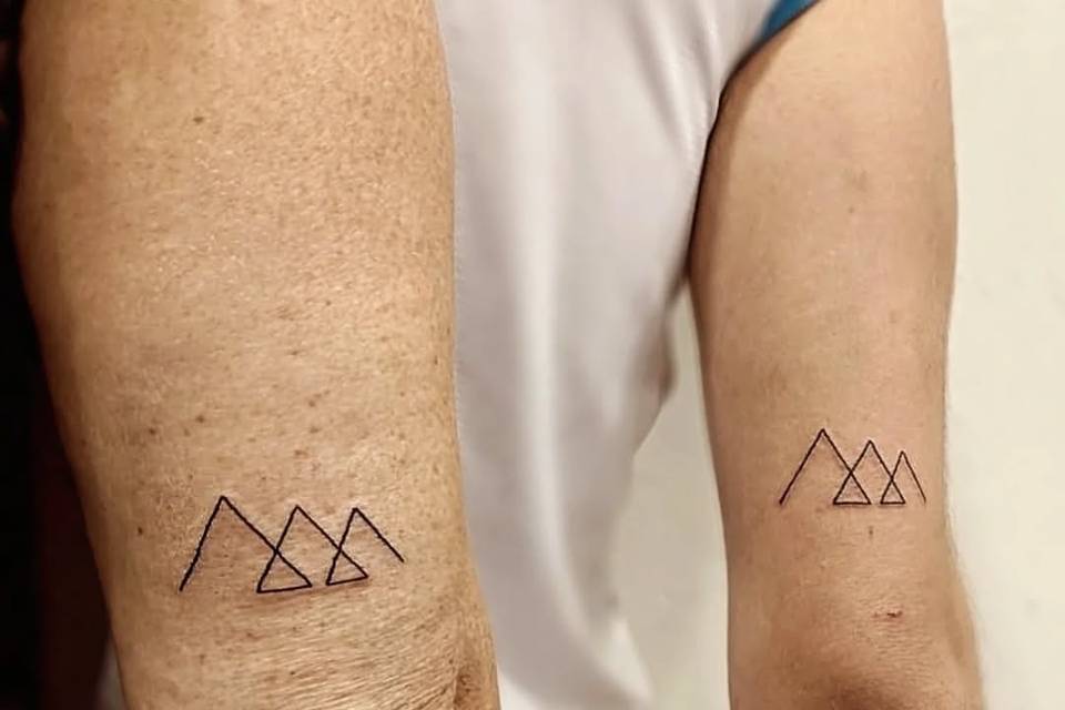 Mini tatuajes en familia