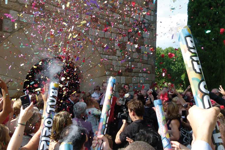 Tubo de confeti
