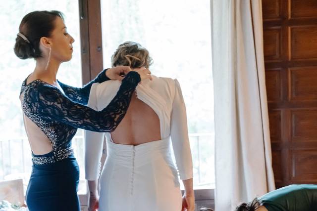 Preparandose la novia