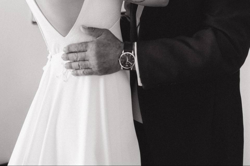 La novia y su padre