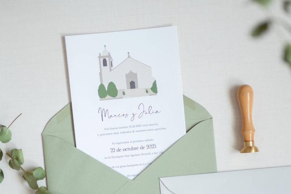 Invitación de boda Amsterdam