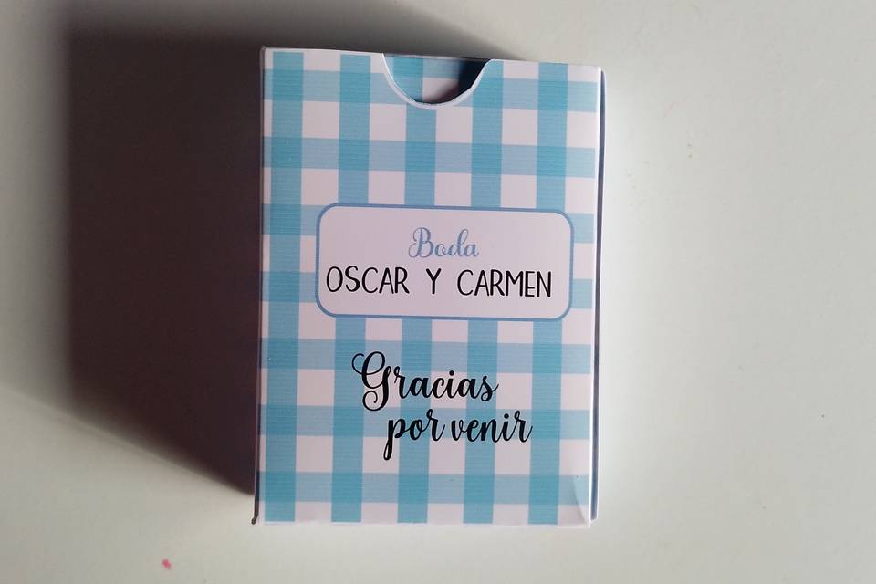 Caja baraja cartas