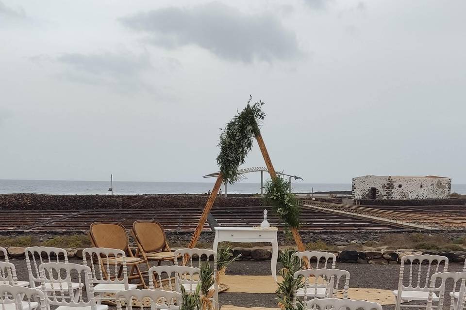 Boda en las Salinas