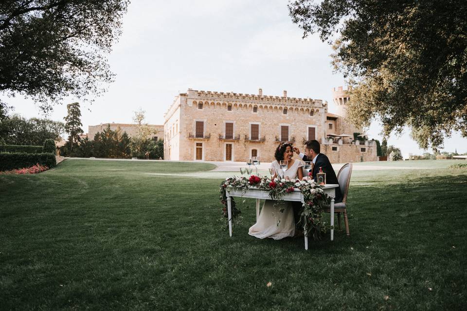 Boda en un castillo