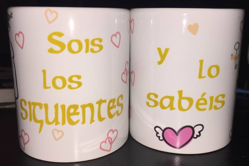 Taza para invitados