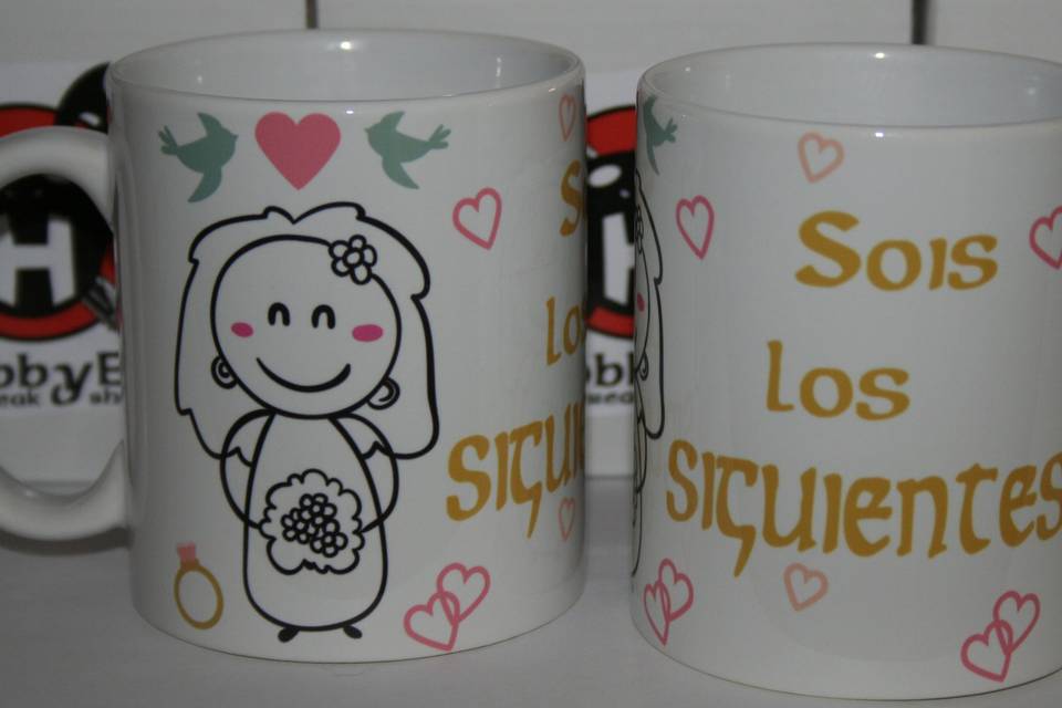 Taza para invitados