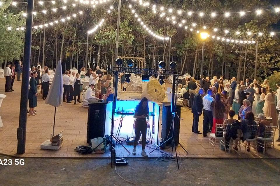 Plaza exterior baile