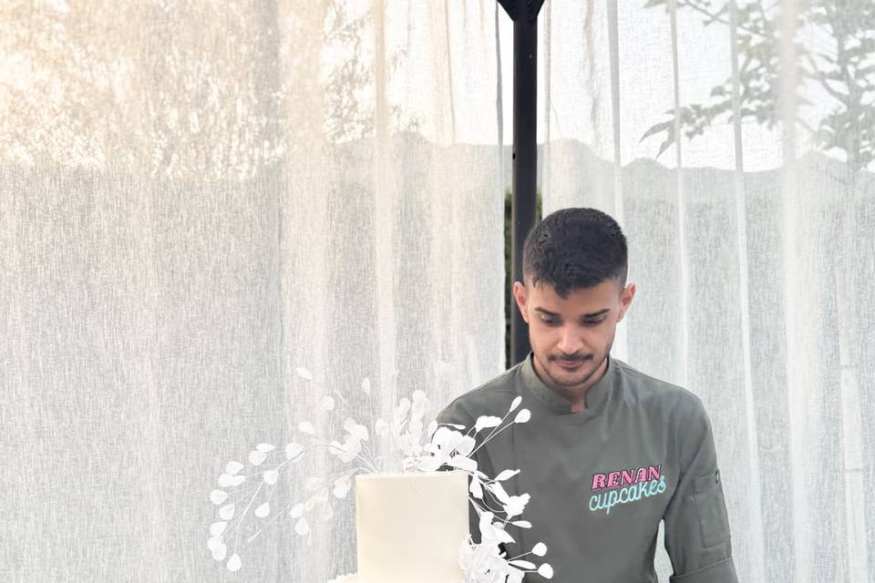 Tarta pétalos en cascada