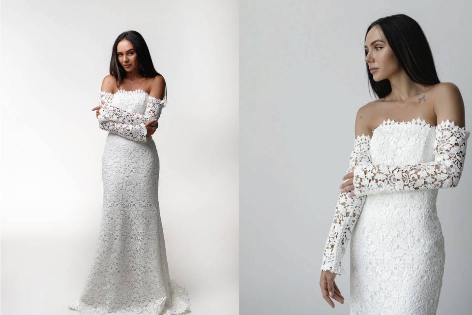 Vestido Mary de macrame