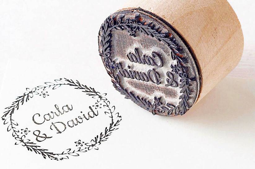 Sello Personalizado Boda