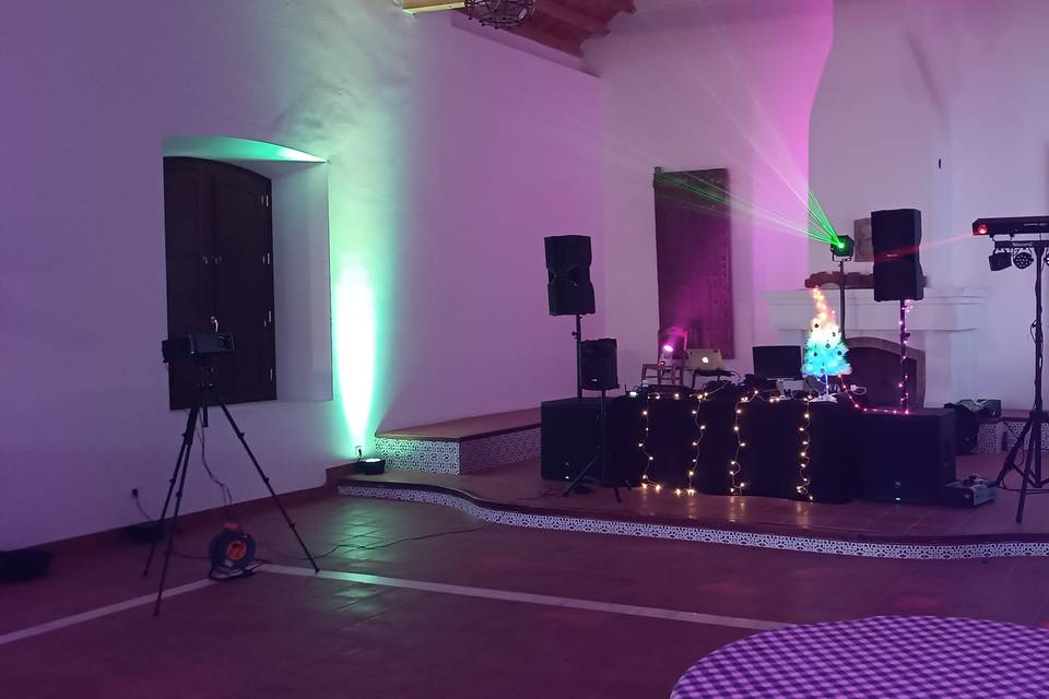 Montaje de boda