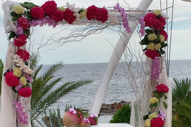 Boda en el mar