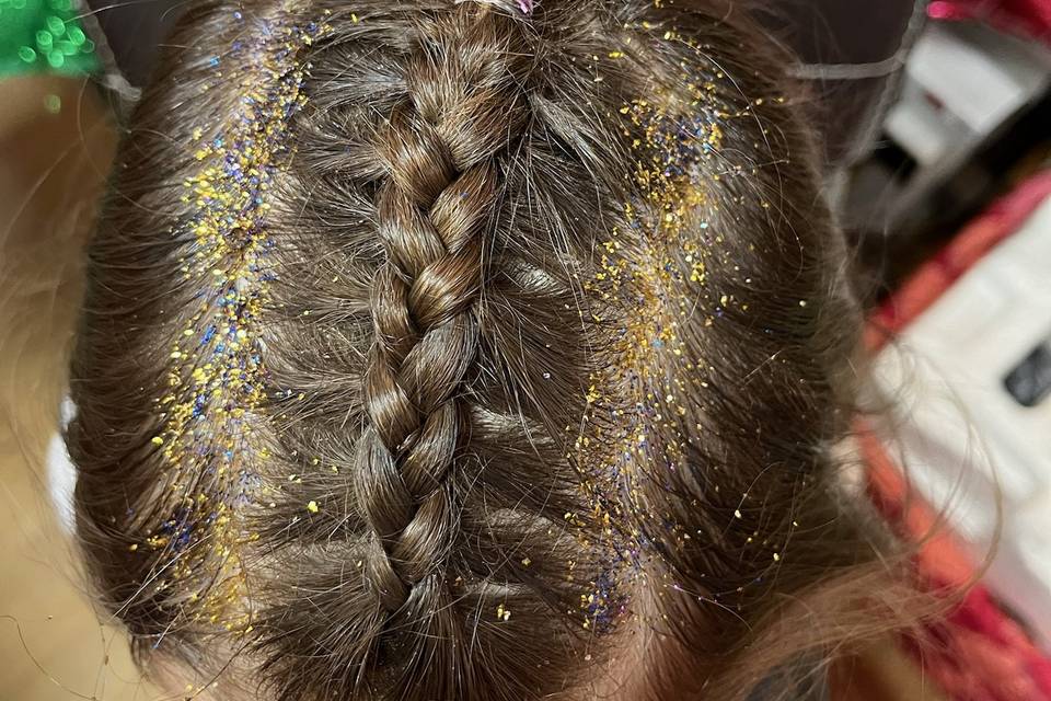 Peinados glitter