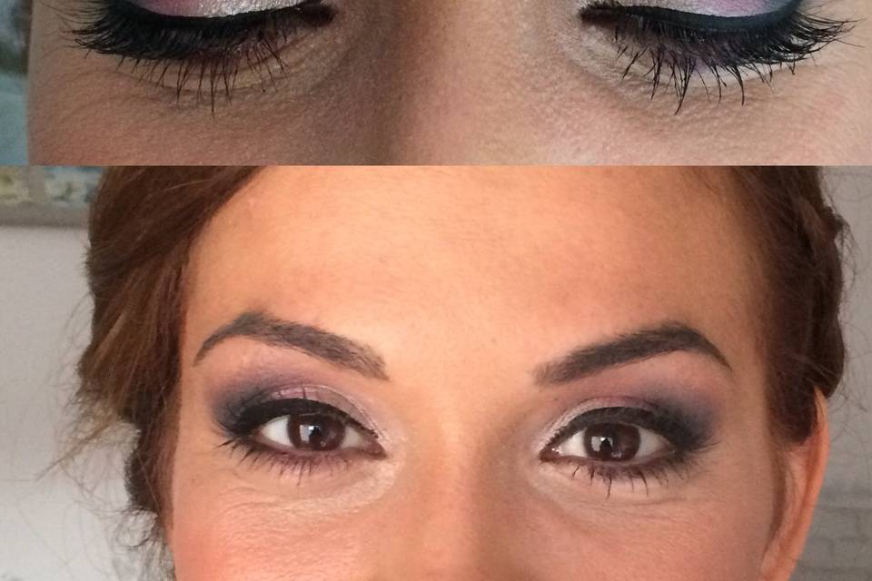 Maquillaje de ojos de novia